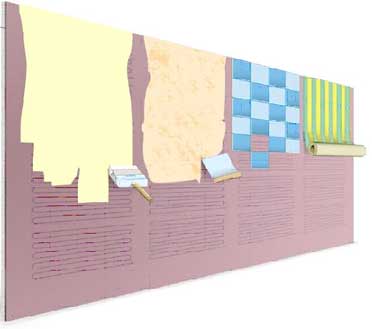 Planterm hűtő-fűtő panel burkolasa